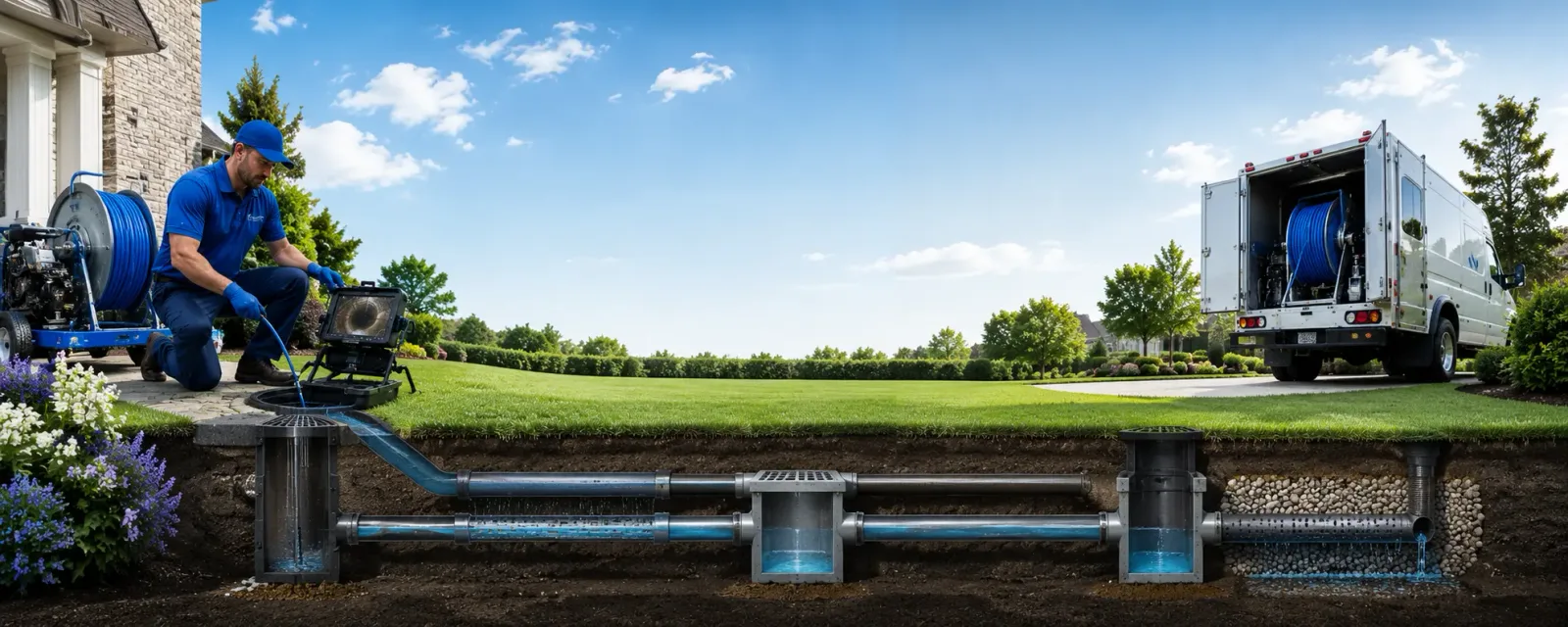 Outdoor drain cleaning information for Romance, AR